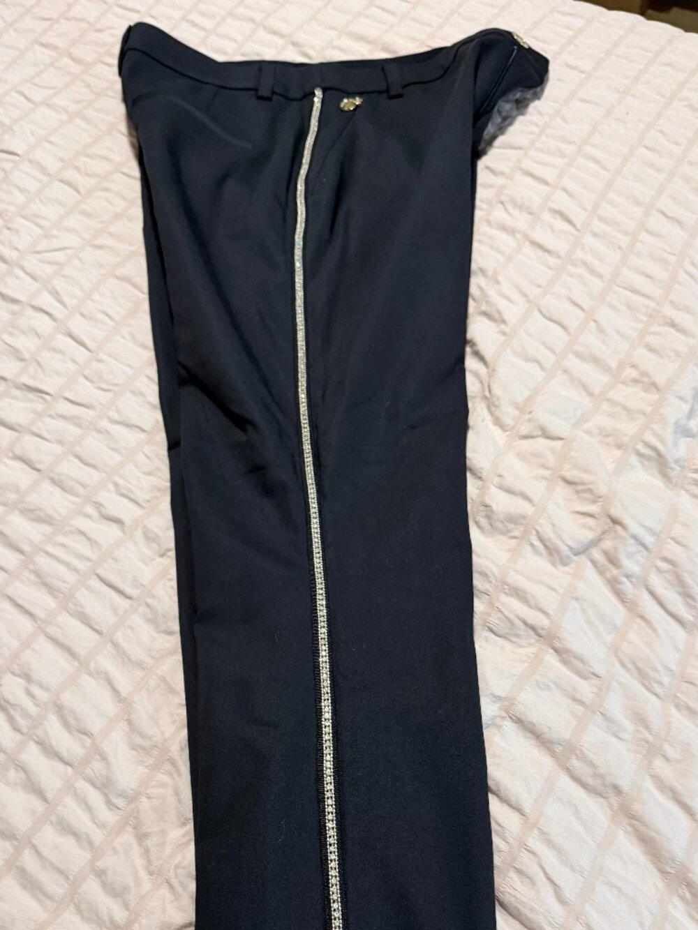 NWT Lilly Pulitzer Ana Embellished Crop Pants Black Rhinestone Size 6 $198